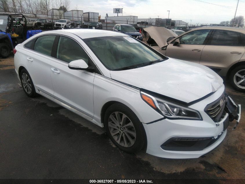 2015 HYUNDAI SONATA 2.4L SPORT - 5NPE34AF5FH028332