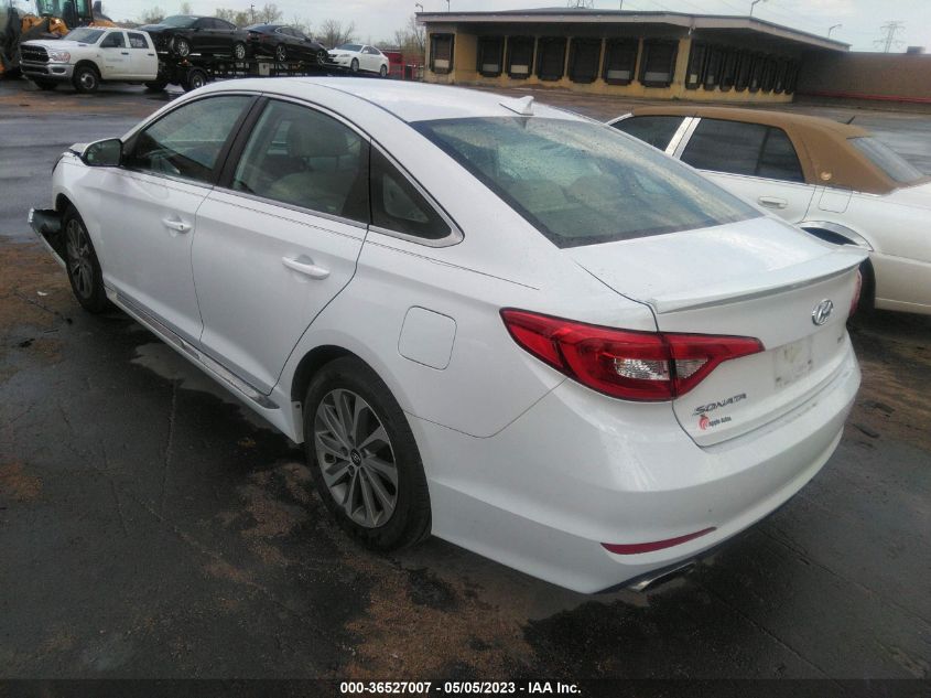 2015 HYUNDAI SONATA 2.4L SPORT - 5NPE34AF5FH028332