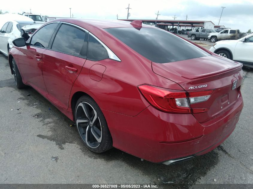 2020 HONDA ACCORD SEDAN SPORT - 1HGCV1F31LA116734