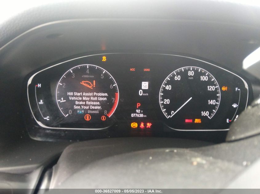 2020 HONDA ACCORD SEDAN SPORT - 1HGCV1F31LA116734