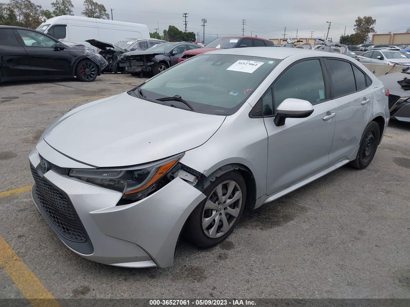 VIN 5YFEPRAE4LP038227 2020 TOYOTA COROLLA LE