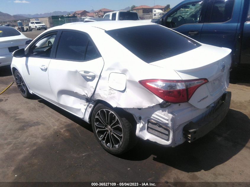 2015 TOYOTA COROLLA L/LE/S/S PLUS/LE PLUS - 5YFBURHE1FE261489