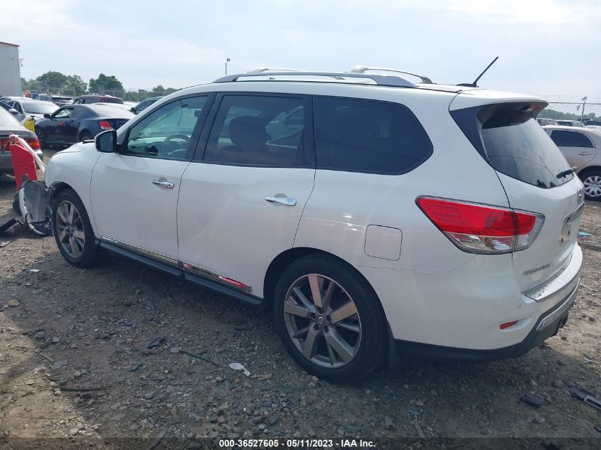 2014 NISSAN PATHFINDER PLATINUM - 5N1AR2MN1EC676647