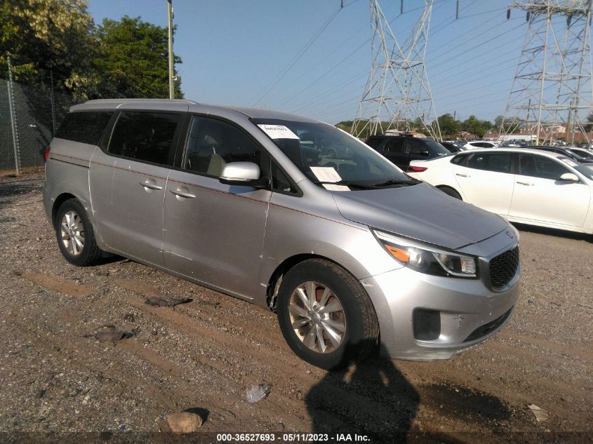 2016 KIA SEDONA LX - KNDMB5C11G6087654