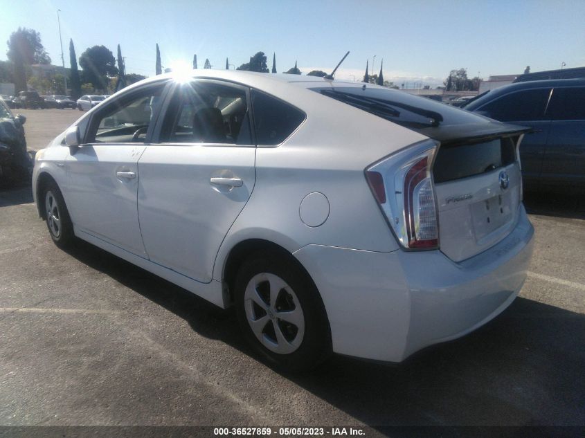 2013 TOYOTA PRIUS ONE/TWO/THREE/FOUR/FIVE - JTDKN3DU5D5586065