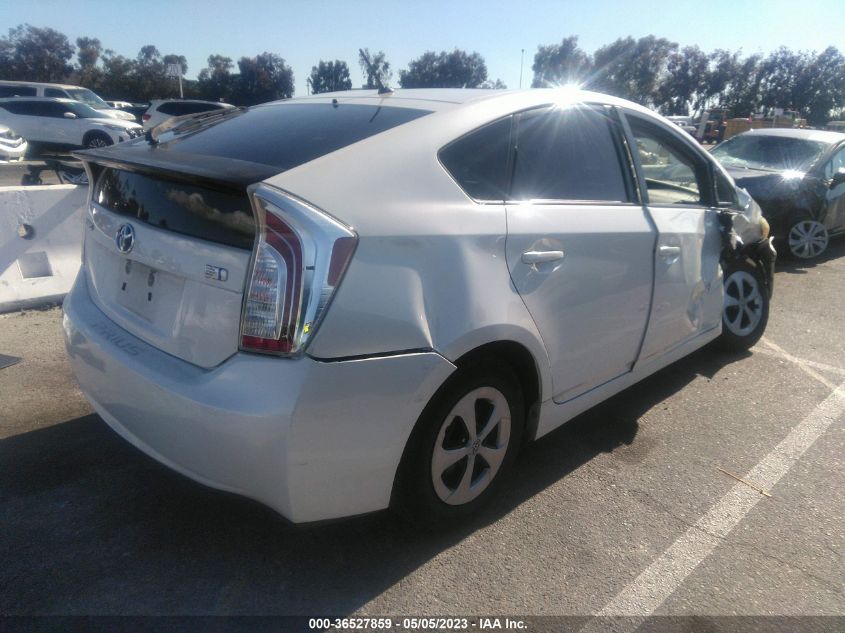 2013 TOYOTA PRIUS ONE/TWO/THREE/FOUR/FIVE - JTDKN3DU5D5586065