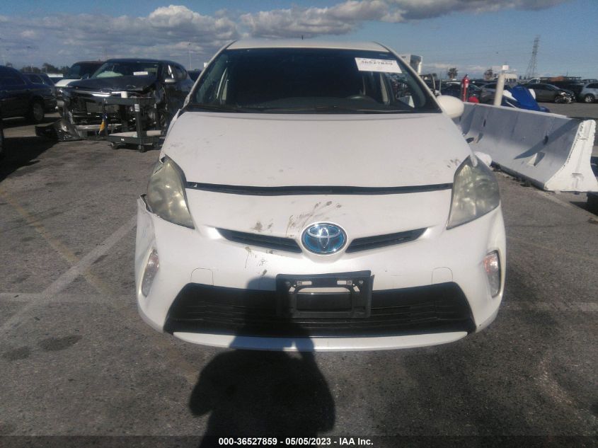2013 TOYOTA PRIUS ONE/TWO/THREE/FOUR/FIVE - JTDKN3DU5D5586065