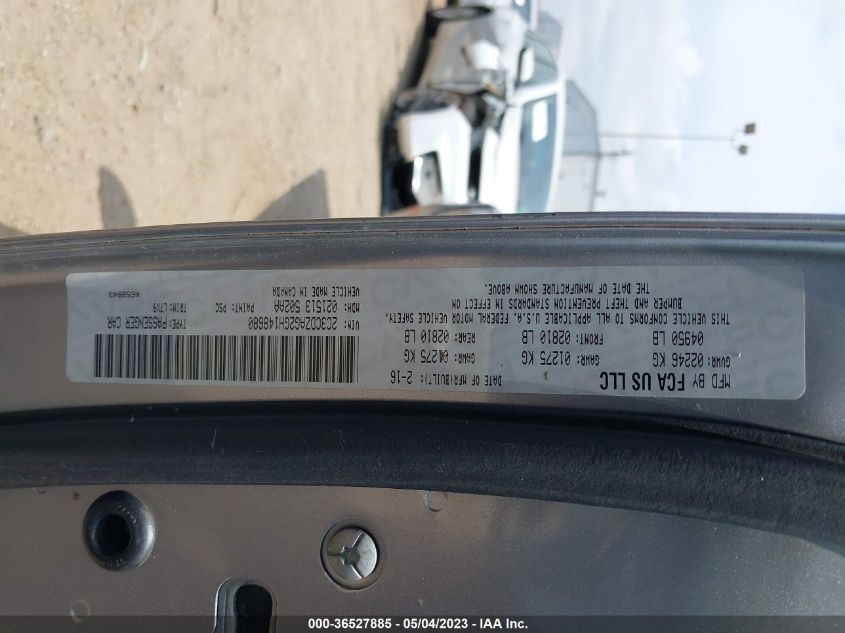 2016 DODGE CHALLENGER SXT - 2C3CDZAG2GH148680