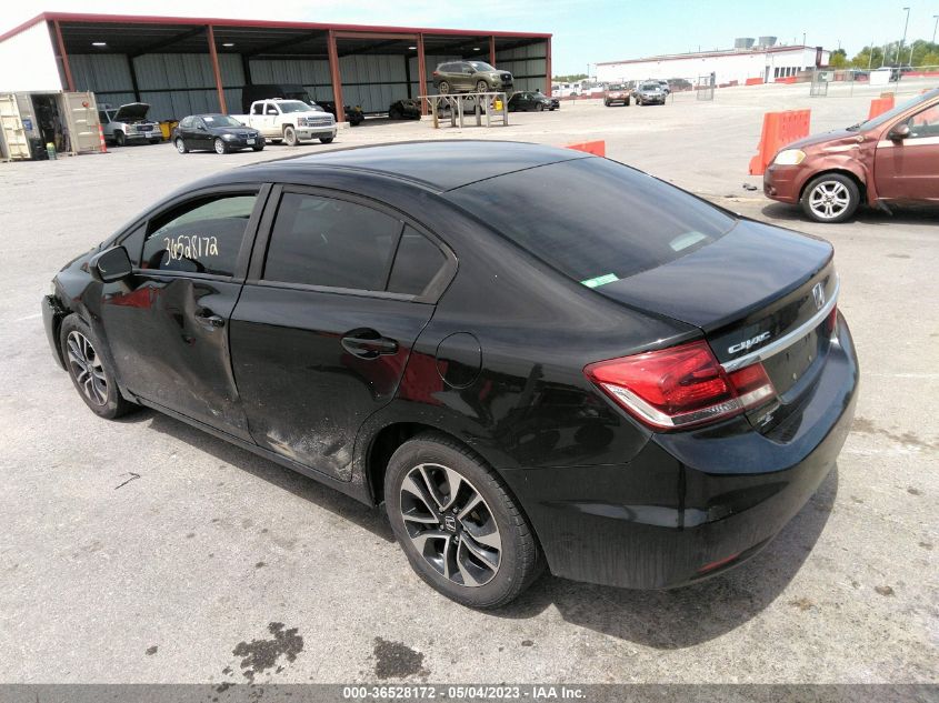 2014 HONDA CIVIC SEDAN EX - 19XFB2F89EE211077