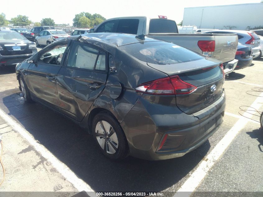 2020 HYUNDAI IONIQ HYBRID BLUE - KMHC65LC4LU228588