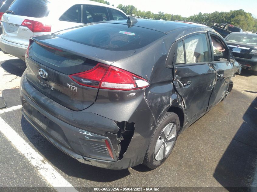 2020 HYUNDAI IONIQ HYBRID BLUE - KMHC65LC4LU228588