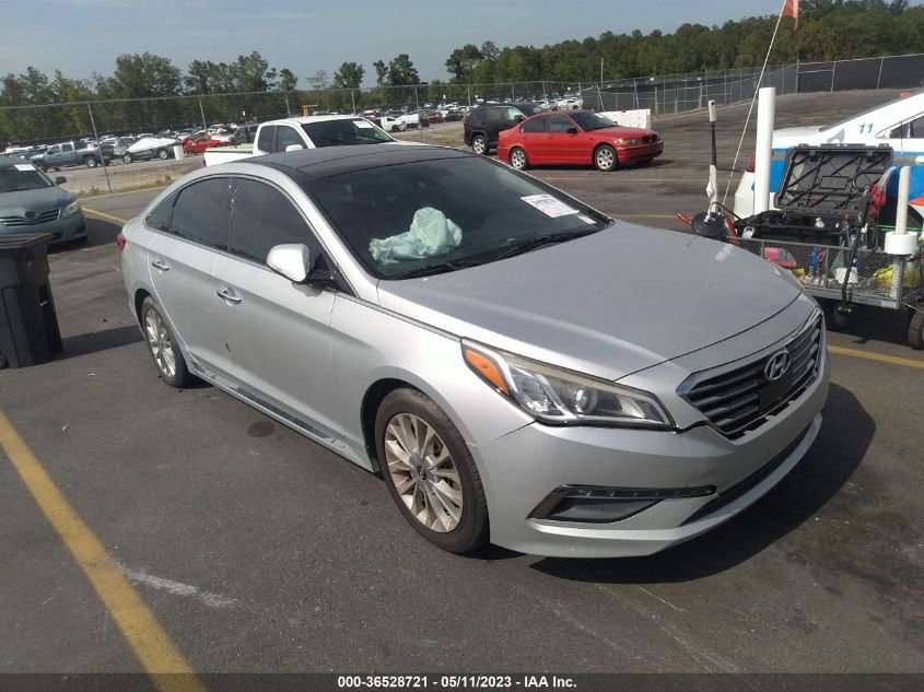 2015 HYUNDAI SONATA 2.4L LIMITED - 5NPE34AF8FH042595