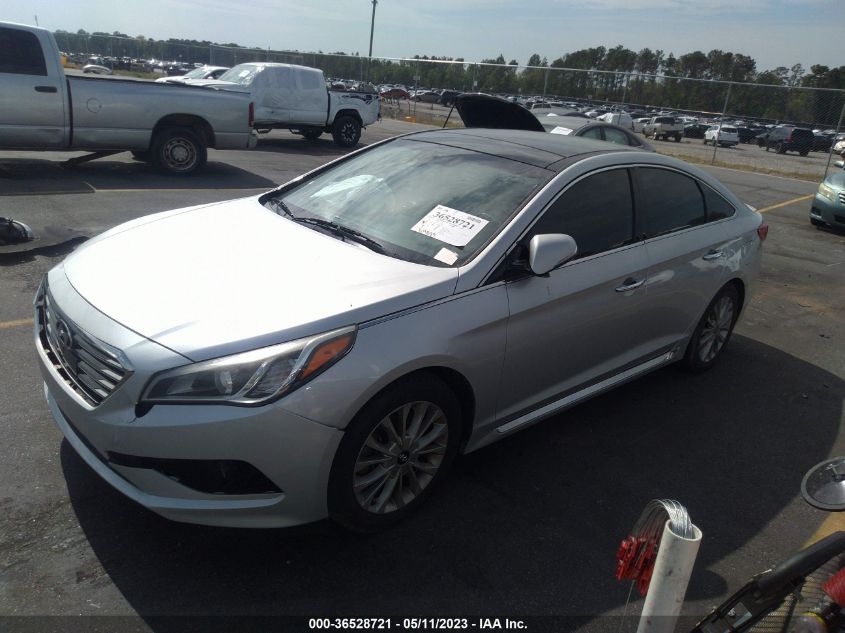 2015 HYUNDAI SONATA 2.4L LIMITED - 5NPE34AF8FH042595