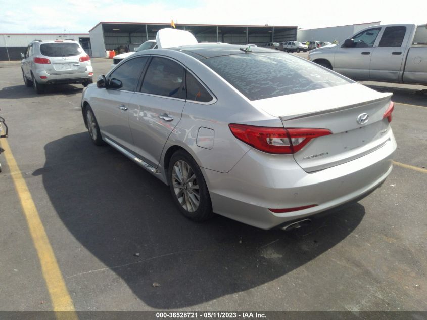 2015 HYUNDAI SONATA 2.4L LIMITED - 5NPE34AF8FH042595