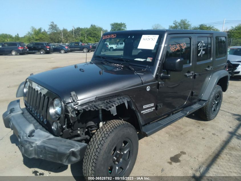 2017 JEEP WRANGLER UNLIMITED SPORT - 1C4BJWDGXHL516473