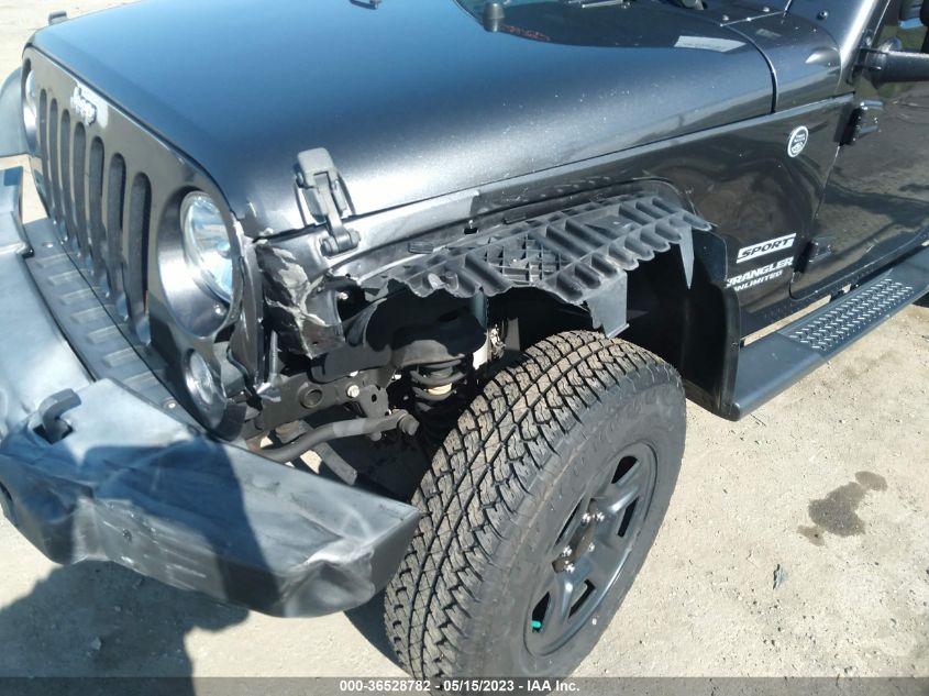 2017 JEEP WRANGLER UNLIMITED SPORT - 1C4BJWDGXHL516473