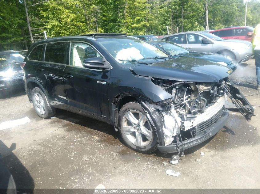 2016 TOYOTA HIGHLANDER HYBRID LIMITED - 5TDDCRFH2GS015441
