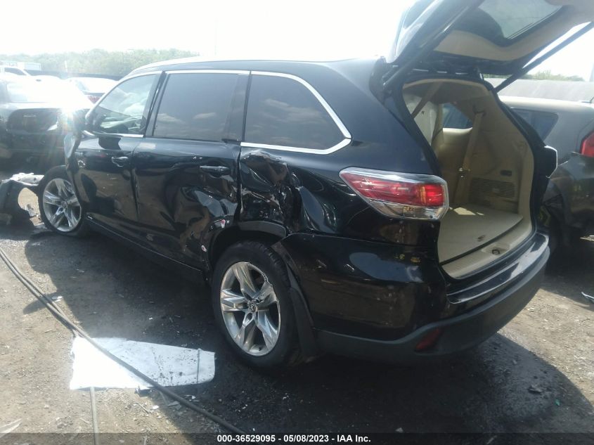 2016 TOYOTA HIGHLANDER HYBRID LIMITED 5TDDCRFH2GS015441
