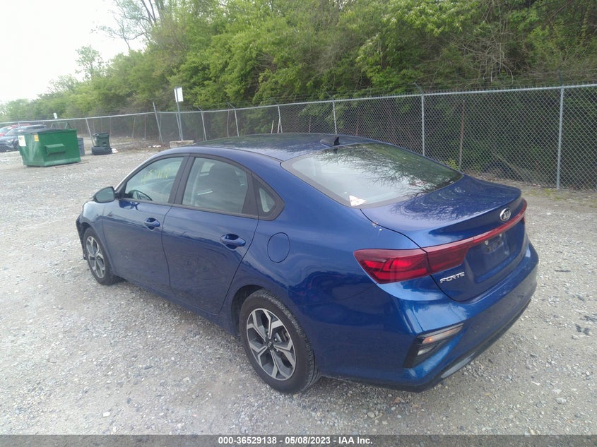 VIN 3KPF24AD7ME412202 2021 KIA FORTE LXS