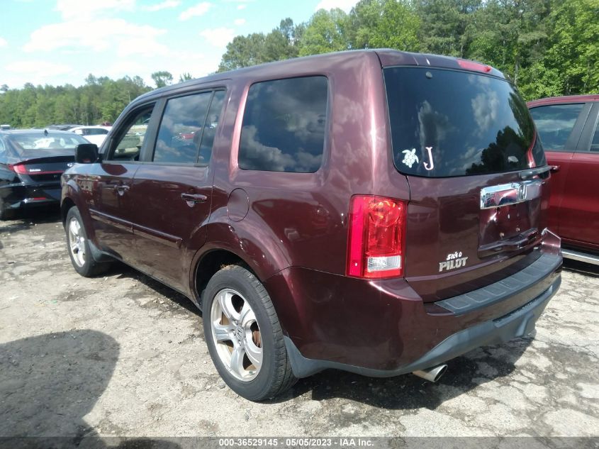 2013 HONDA PILOT EX-L - 5FNYF4H53DB066929