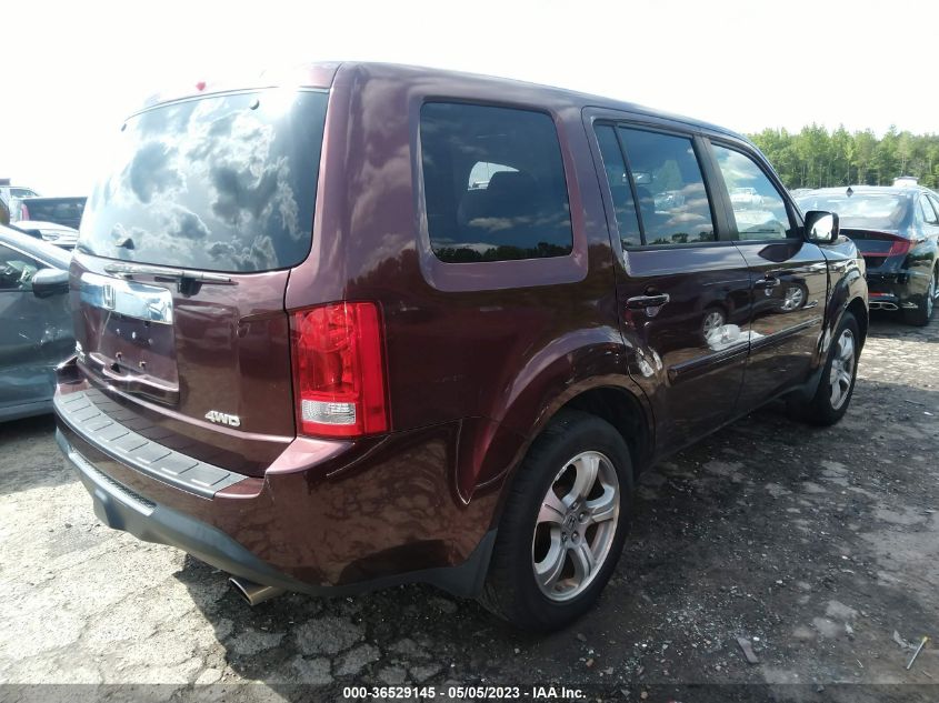 2013 HONDA PILOT EX-L - 5FNYF4H53DB066929