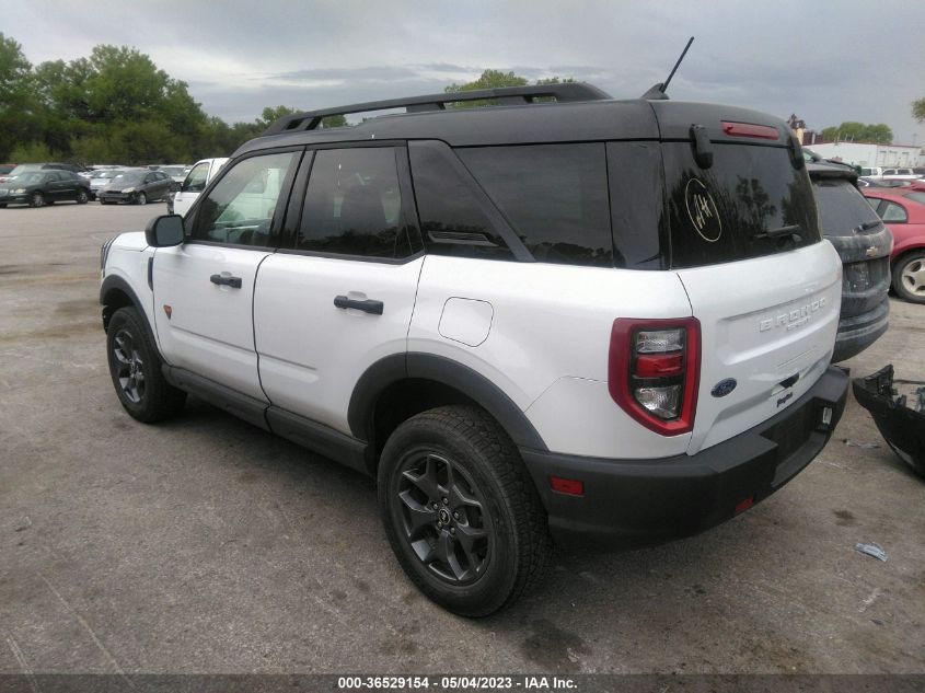2022 FORD BRONCO SPORT BADLANDS - 03FMCR9D91NRD3184