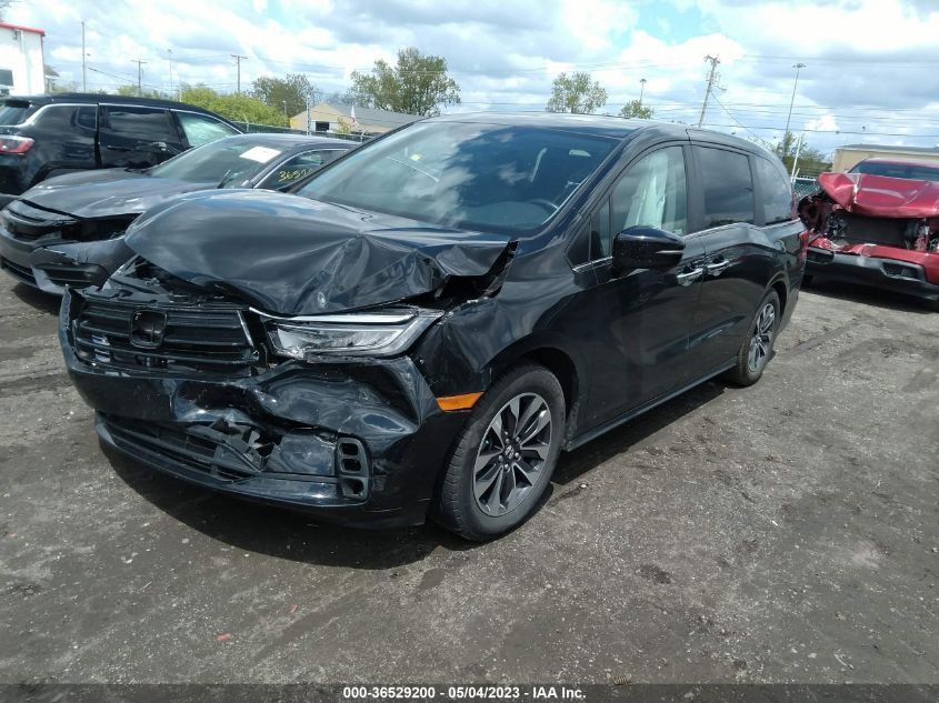 2021 HONDA ODYSSEY EX-L - 5FNRL6H72MB030207