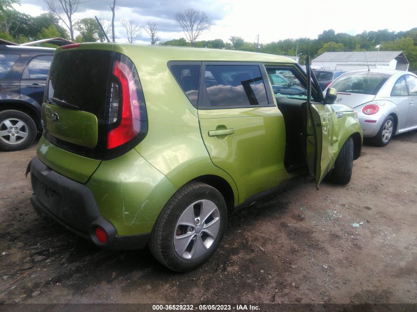 2015 KIA SOUL BASE - KNDJN2A20F7766666