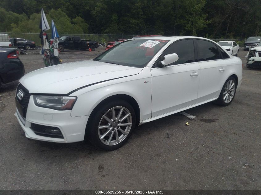 2015 AUDI A4 PREMIUM PLUS - WAUFFAFL9FN020854