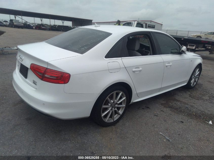 2015 AUDI A4 PREMIUM PLUS - WAUFFAFL9FN020854