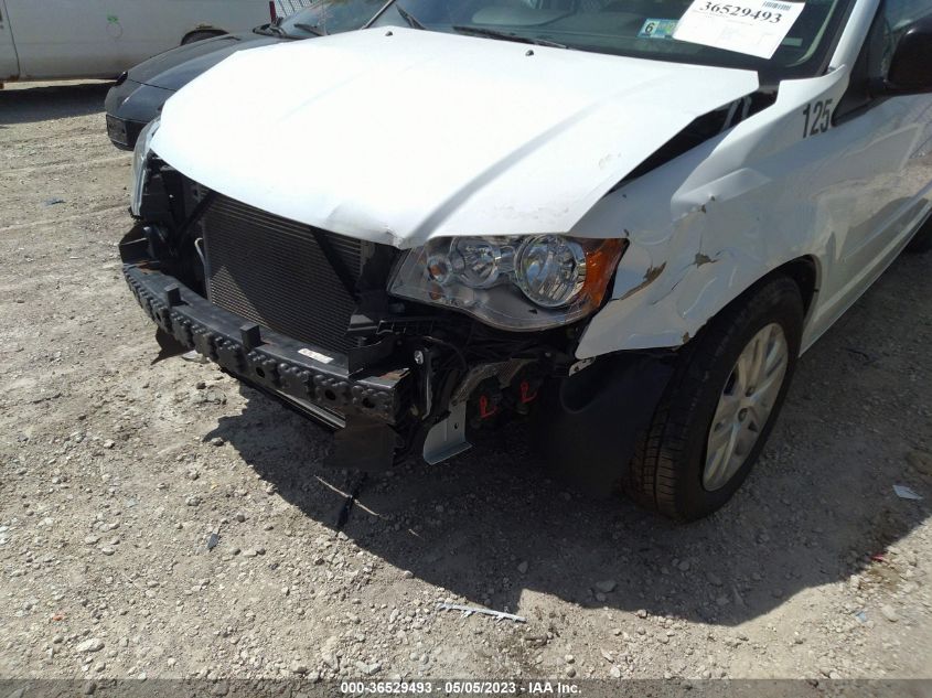 2016 DODGE GRAND CARAVAN SE - 2C4RDGBG0GR372064