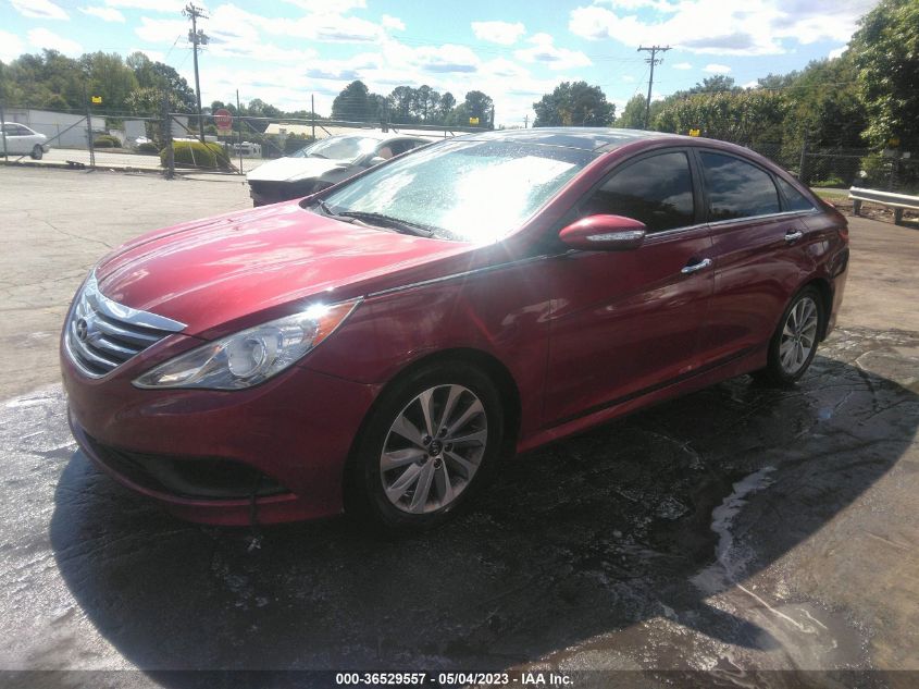 2014 HYUNDAI SONATA LIMITED - 5NPEC4AC1EH923661