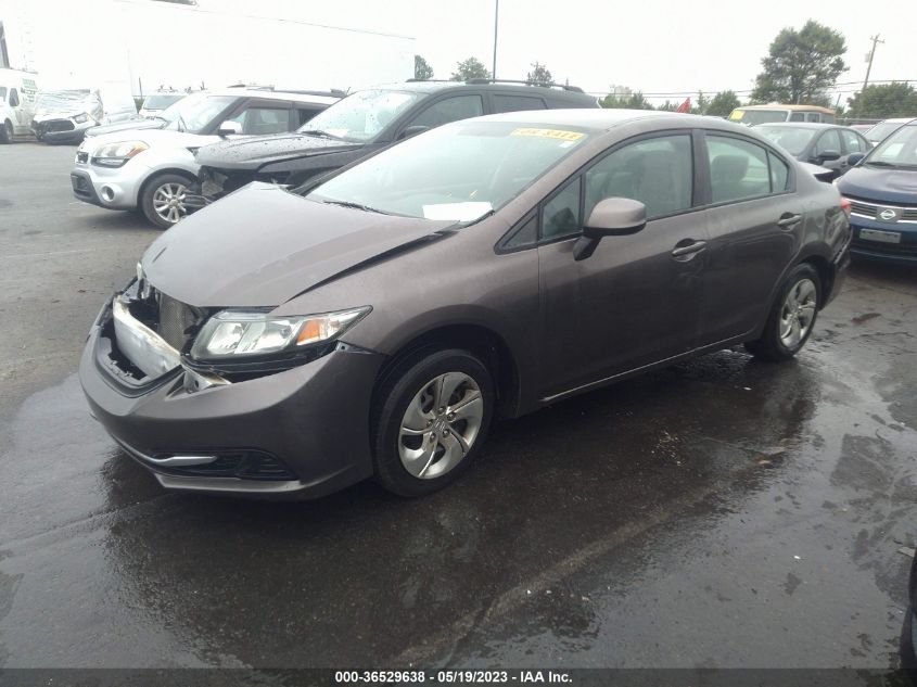 2013 HONDA CIVIC LX - 2HGFB2F54DH590953