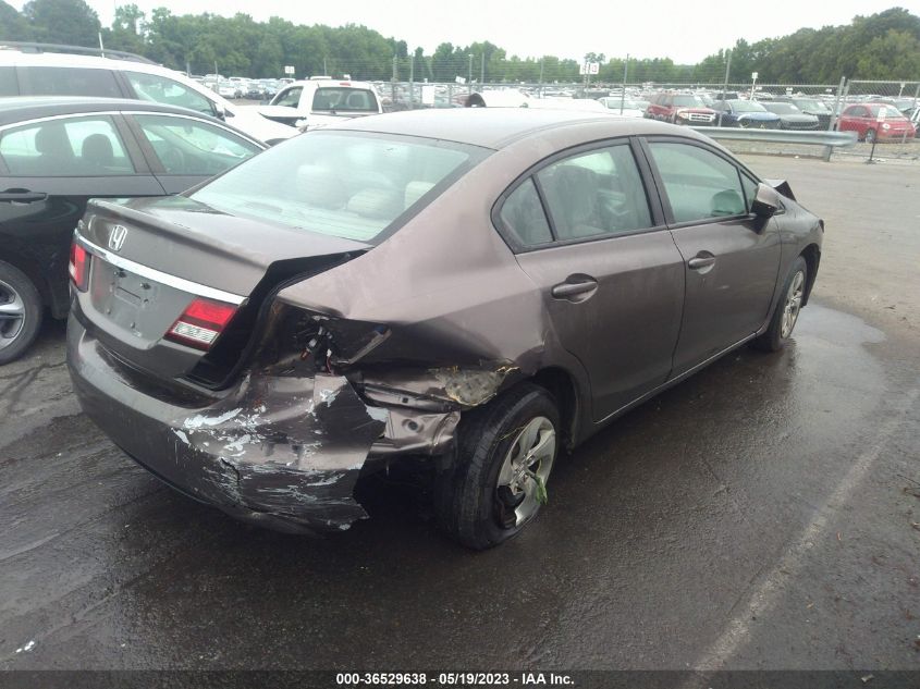 2013 HONDA CIVIC LX - 2HGFB2F54DH590953
