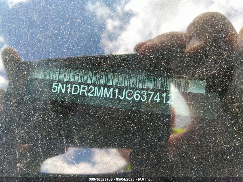 2018 NISSAN PATHFINDER SL - 5N1DR2MM1JC637412