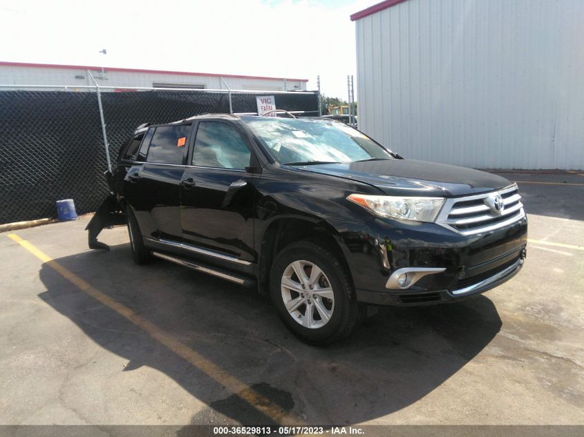 2013 TOYOTA HIGHLANDER - 5TDZK3EHXDS138276