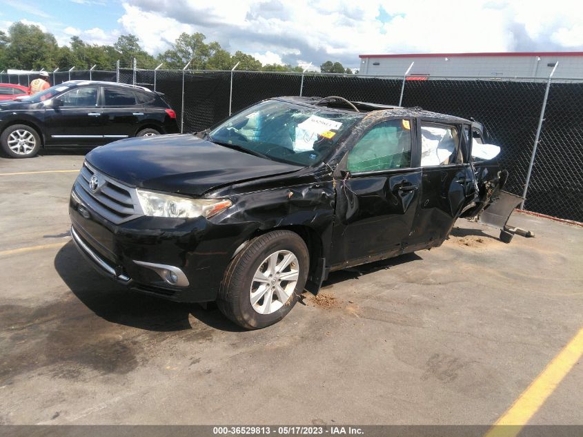 2013 TOYOTA HIGHLANDER - 5TDZK3EHXDS138276