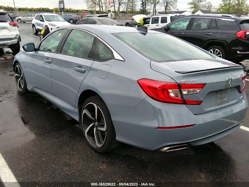 2021 HONDA ACCORD SEDAN SPORT - 1HGCV1F36MA107660