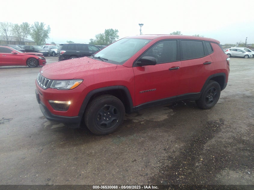 VIN 3C4NJDAB0KT689666 2019 JEEP COMPASS SPORT