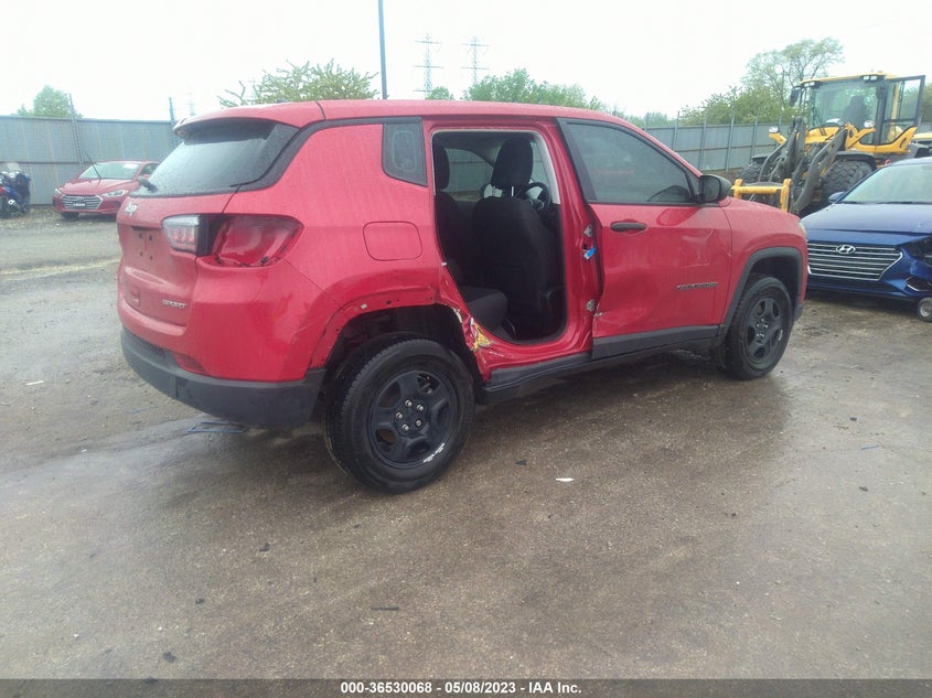 VIN 3C4NJDAB0KT689666 2019 JEEP COMPASS SPORT