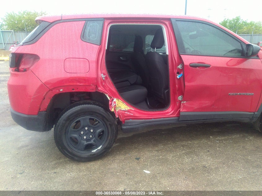 VIN 3C4NJDAB0KT689666 2019 JEEP COMPASS SPORT