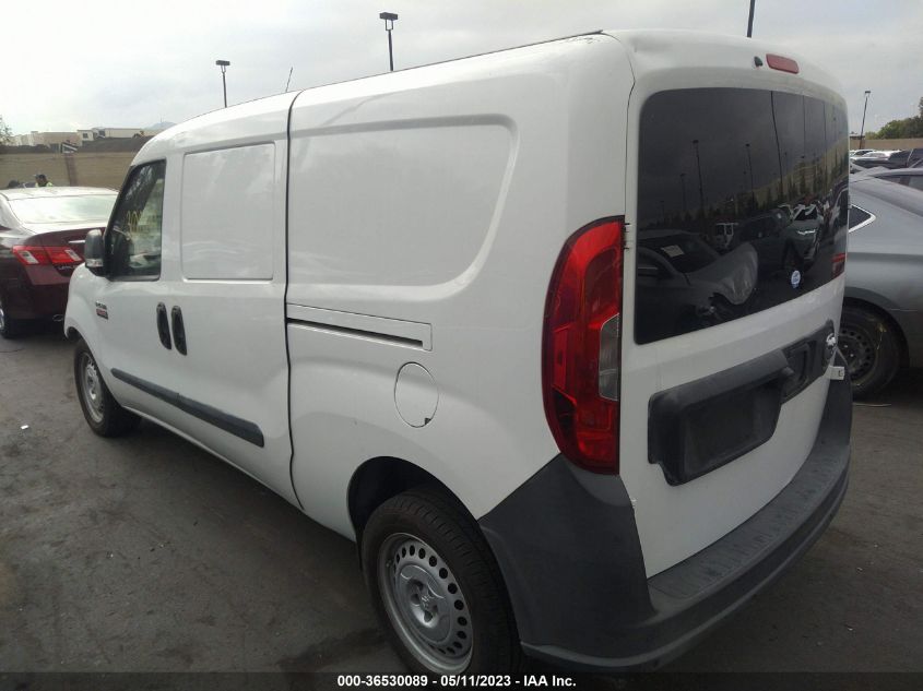 2016 RAM PROMASTER CITY CARGO VAN TRADESMAN - ZFBERFAT3G6C46741
