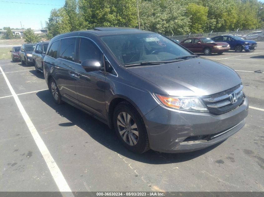 2014 HONDA ODYSSEY EX-L - 5FNRL5H65EB012495
