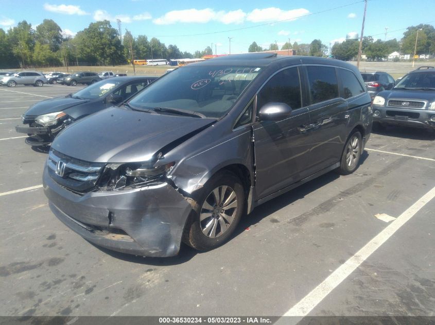 2014 HONDA ODYSSEY EX-L - 5FNRL5H65EB012495