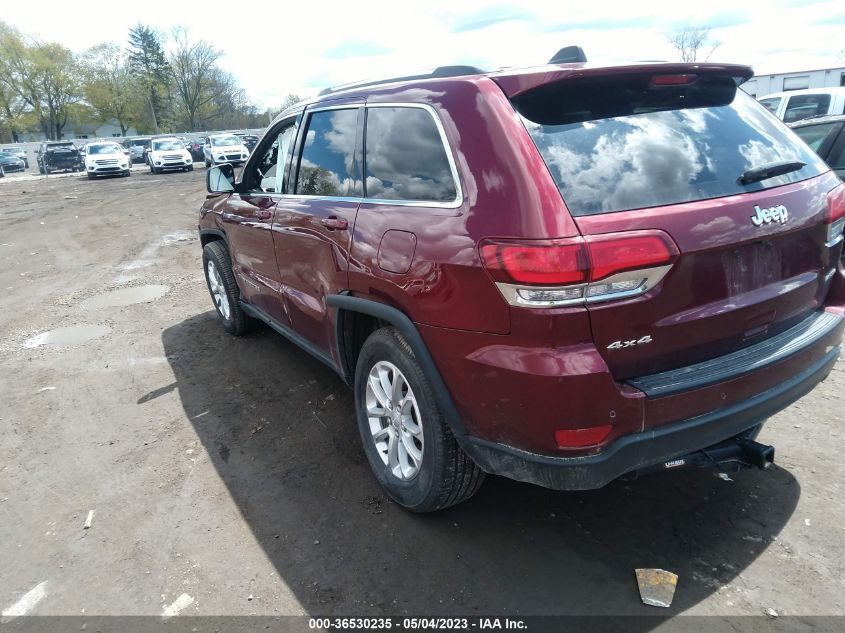 2021 JEEP GRAND CHEROKEE LAREDO E - 1C4RJFAG9MC502934