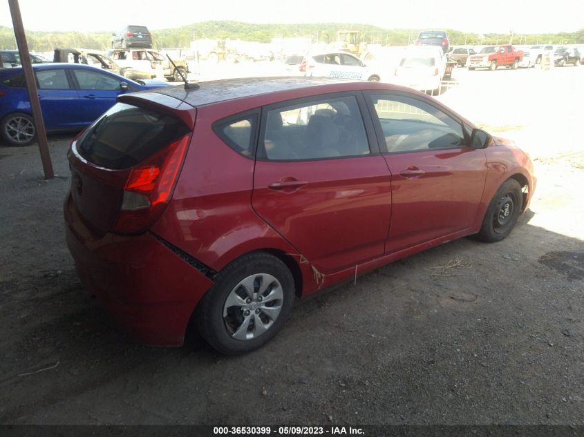2016 HYUNDAI ACCENT SE - KMHCT5AE3GU268390