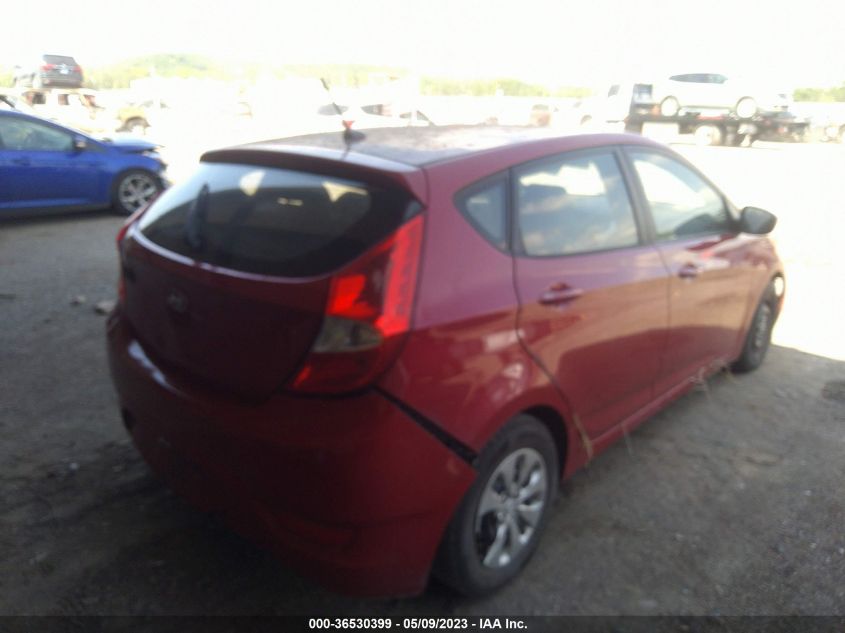 2016 HYUNDAI ACCENT SE - KMHCT5AE3GU268390