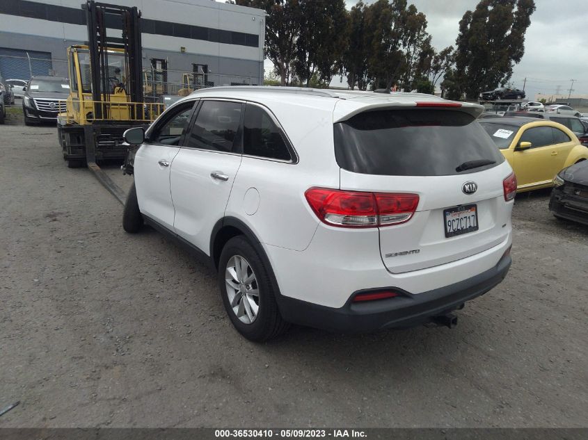 2017 KIA SORENTO LX - 5XYPG4A37HG259245