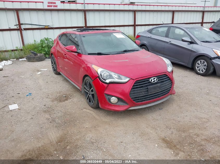 2015 HYUNDAI VELOSTER TURBO - KMHTC6AE7FU234506