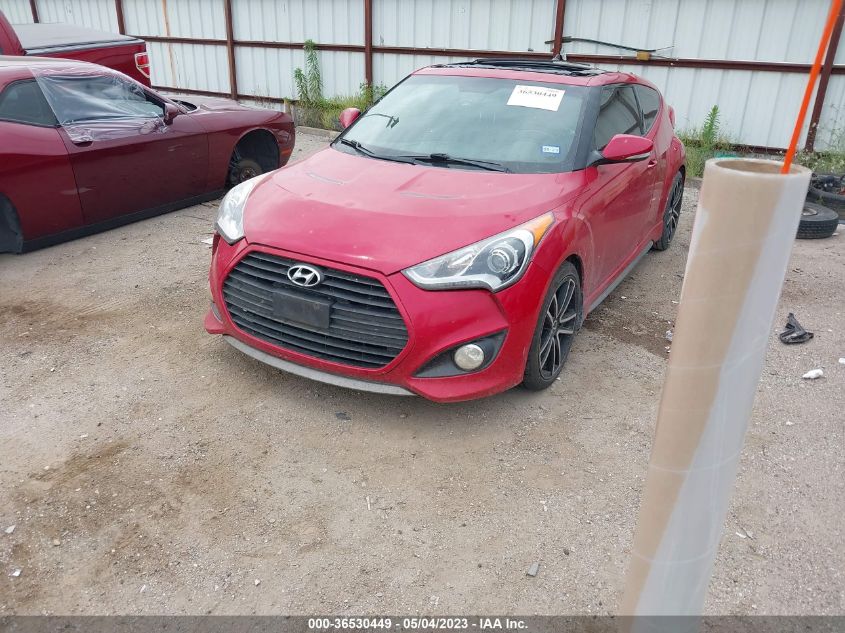 2015 HYUNDAI VELOSTER TURBO - KMHTC6AE7FU234506